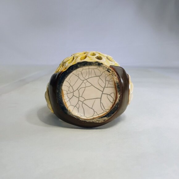 Vintage Owl Tea Light Candle Holder Ceramic Retro Style Home Art Decor - Picture 7 of 10